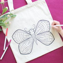 Butterfly Organic Coloring Kit Tote